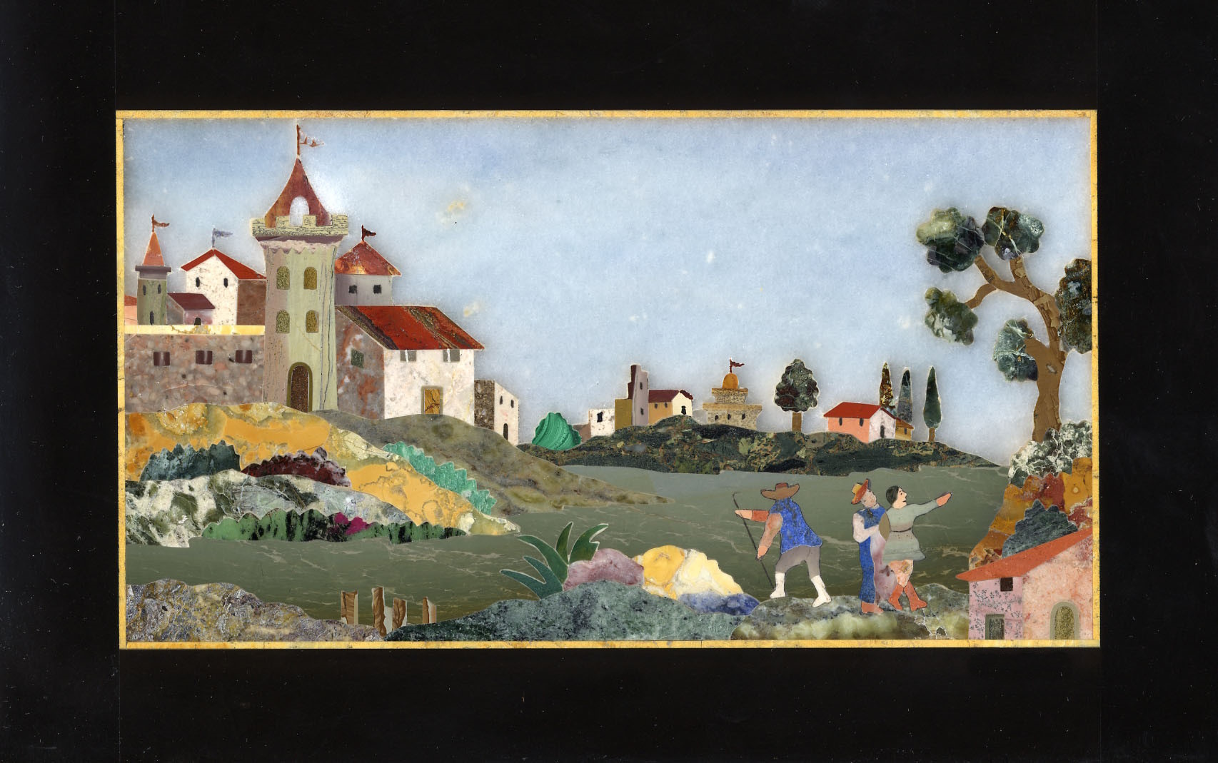 Paesaggio con contadini - Landscape with Peasants